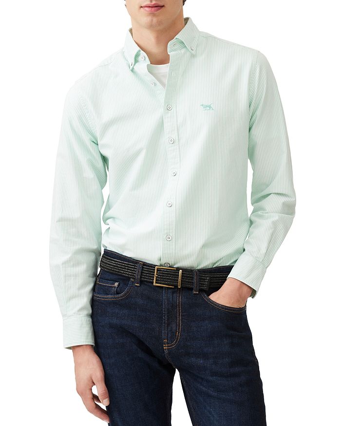 Полосатая оксфордская рубашка Rodd & Gunn, зеленый
Полосатая оксфордская рубашка Rodd & Gunn, зеленый