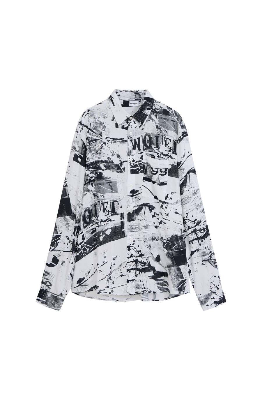 Рубашка на пуговицах классического кроя Desigual, черный/белый
Рубашка на пуговицах классического кроя Desigual, черный/белый