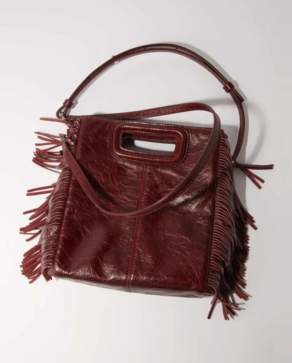 Сумка M из кракелюрной кожи Maje, красный
Сумка M из кракелюрной кожи Maje, красный