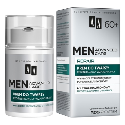 Men Advanced Care Repair 60+ восстанавливающий и укрепляющий крем для лица 50 мл Aa 
Men Advanced Care Repair 60+ восстанавливающий и укрепляющий крем для лица 50 мл Aa