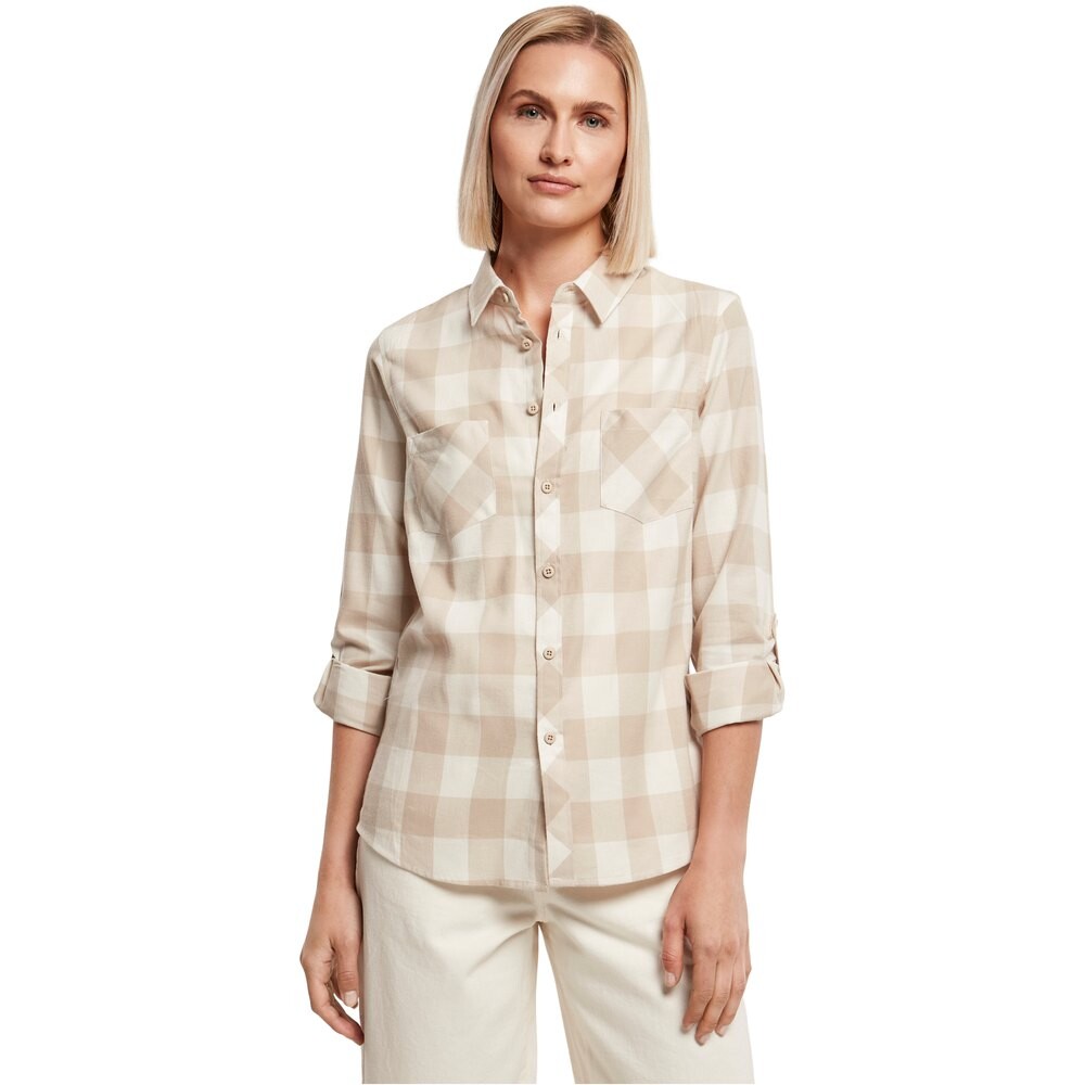 Рубашка Urban Classics Turnup Checked, белый
Рубашка Urban Classics Turnup Checked, белый