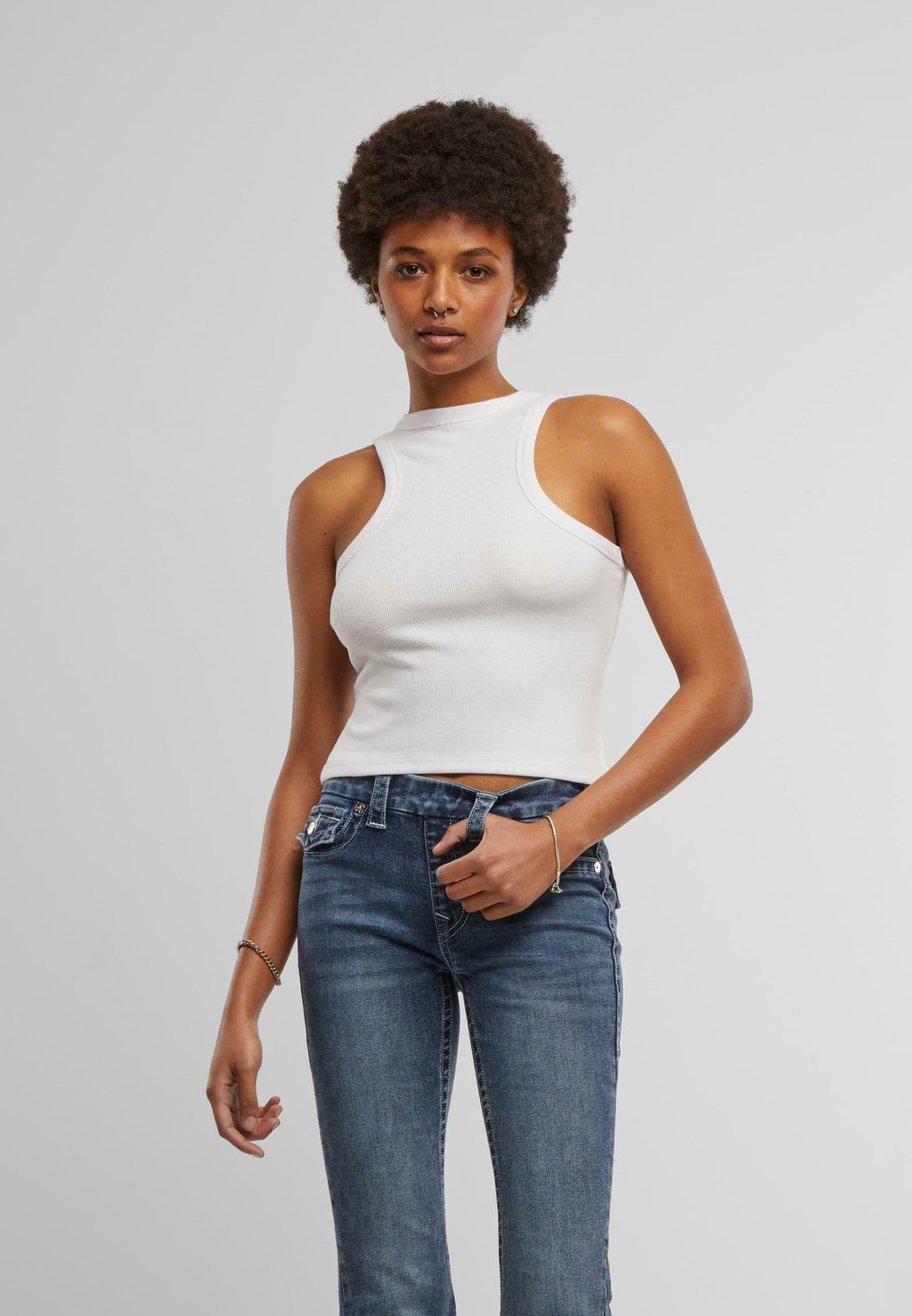 Топ HORSESHOE RACER True Religion, белый
Топ HORSESHOE RACER True Religion, белый