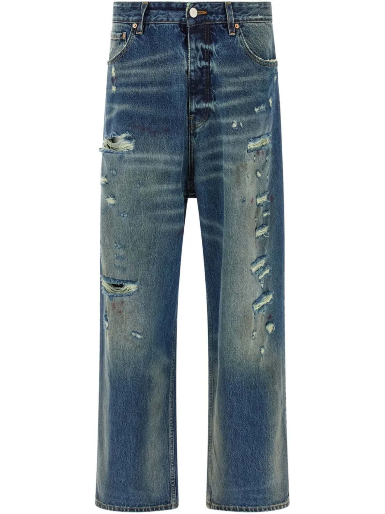 VETEMENTS хлопковые мешковатые джинсы, синий
VETEMENTS хлопковые мешковатые джинсы, синий