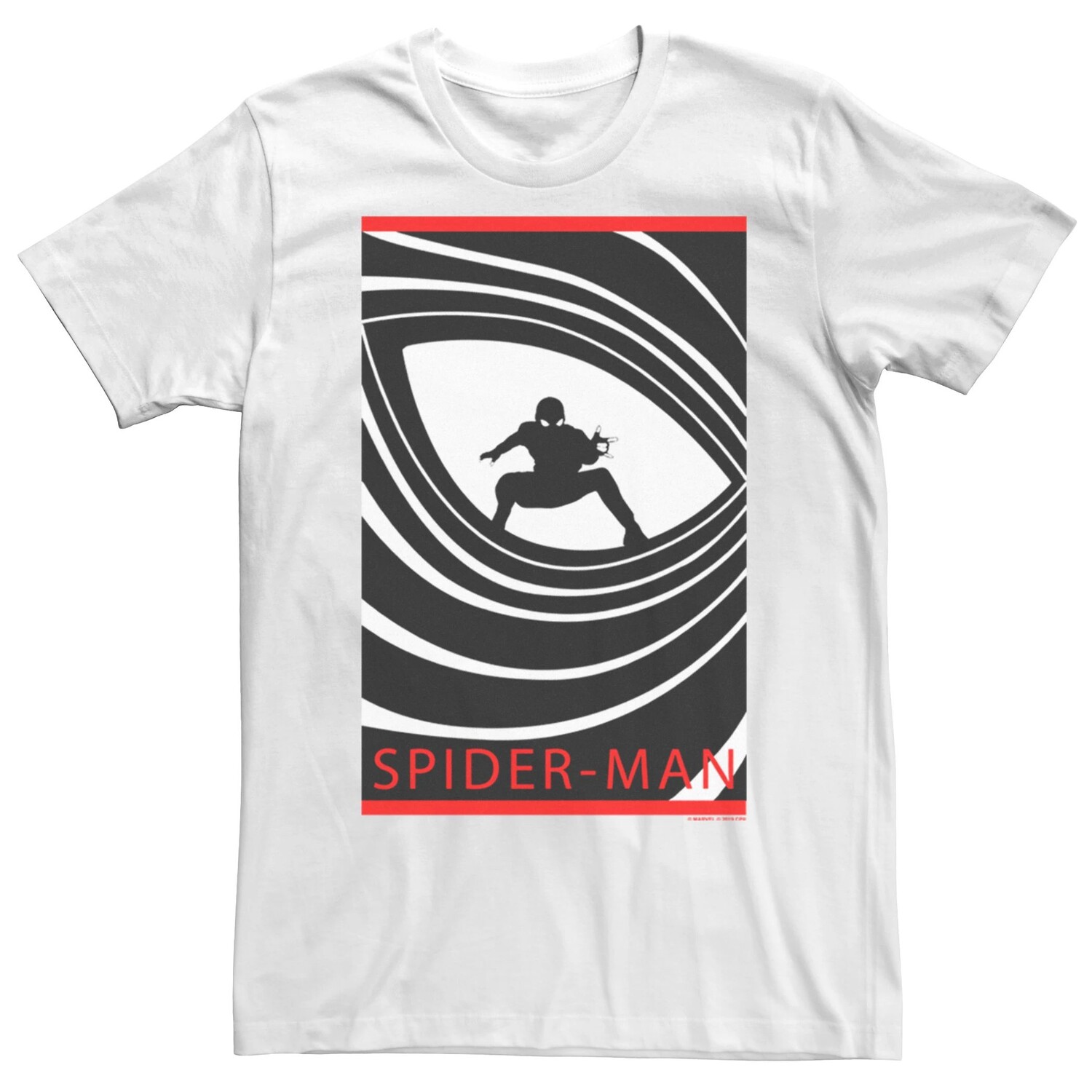 Мужская футболка с плакатом «Человек-паук Marvel» Licensed Character
Мужская футболка с плакатом «Человек-паук Marvel» Licensed Character