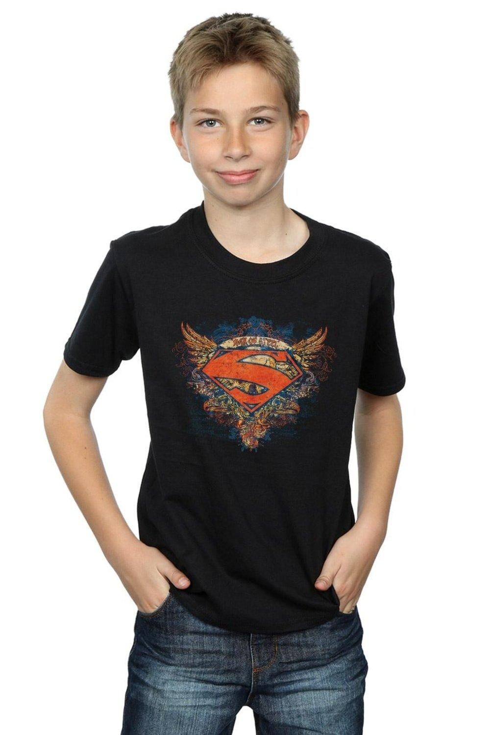 Футболка с щитом «Крылья Супермена» DC Comics, черный
Футболка с щитом «Крылья Супермена» DC Comics, черный