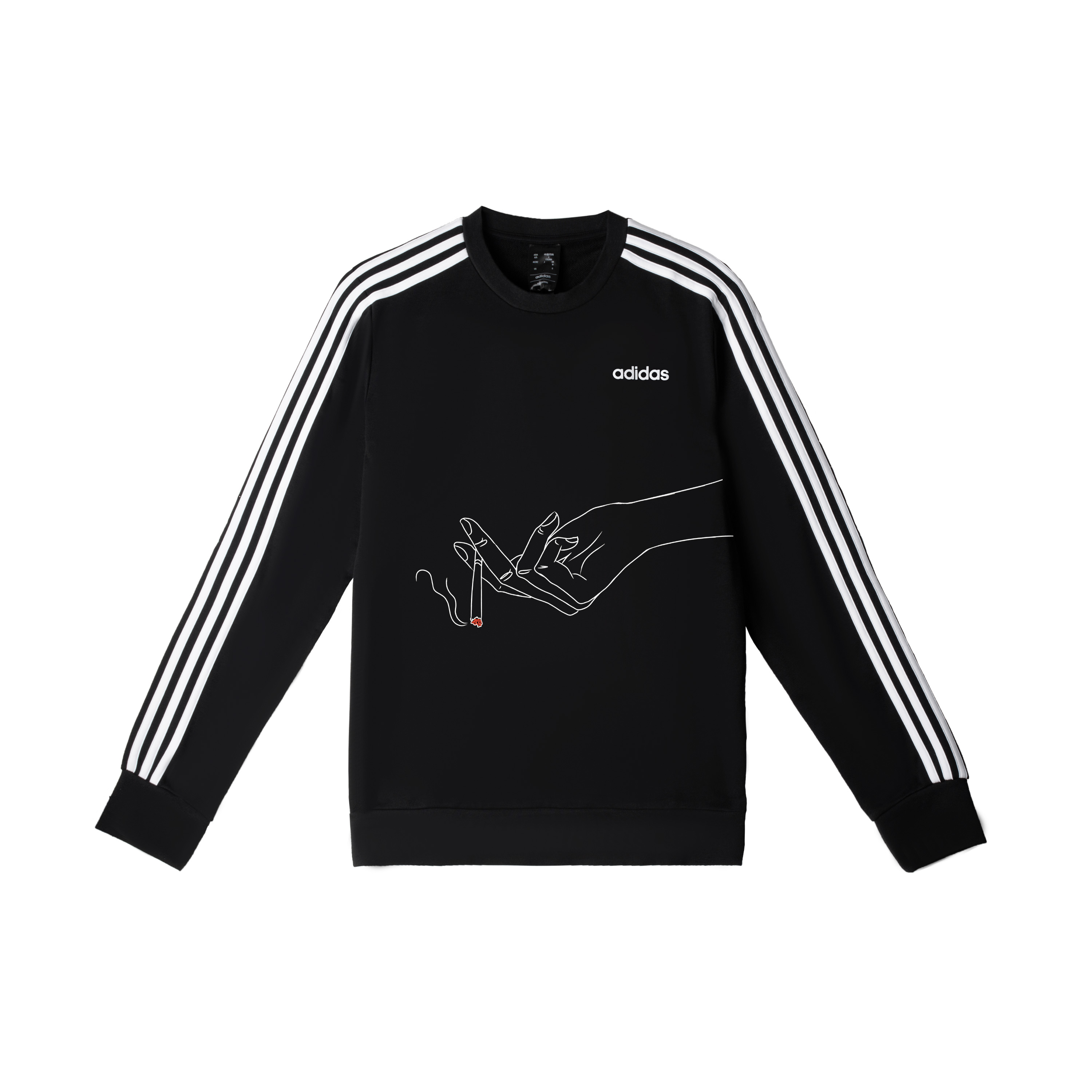 Adidas Свитшот мужской черный с круглым вырезом Moderate
Adidas Свитшот мужской черный с круглым вырезом Moderate