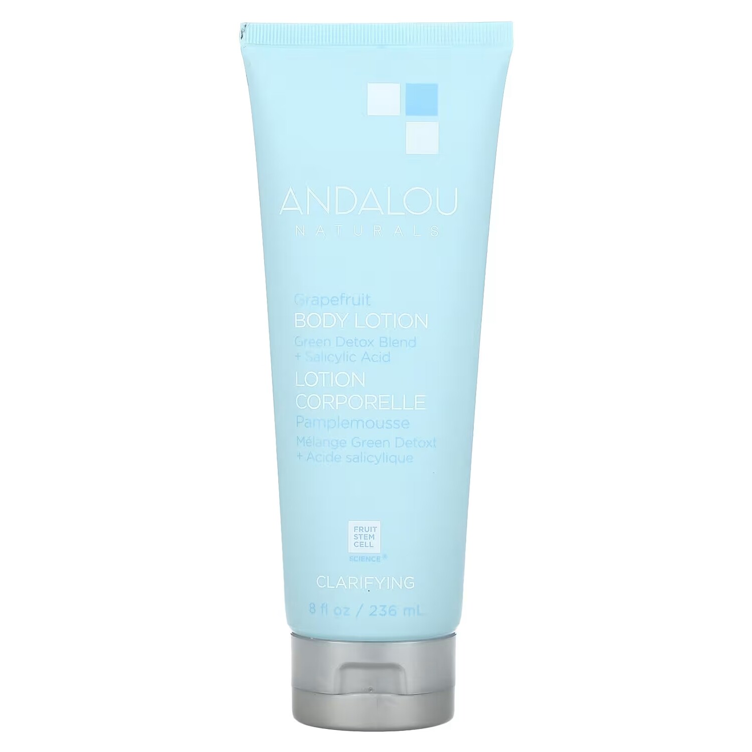Очищающий лосьон для тела Andalou Naturals с грейпфрутом, 236 мл
Очищающий лосьон для тела Andalou Naturals с грейпфрутом, 236 мл
