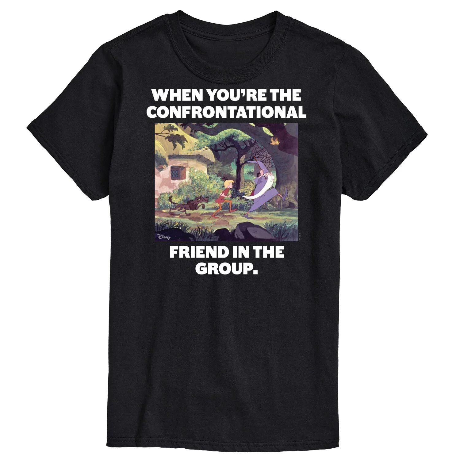 Большая и высокая футболка с рисунком "Меч и камень" Disney, черный
Большая и высокая футболка с рисунком "Меч и камень" Disney, черный