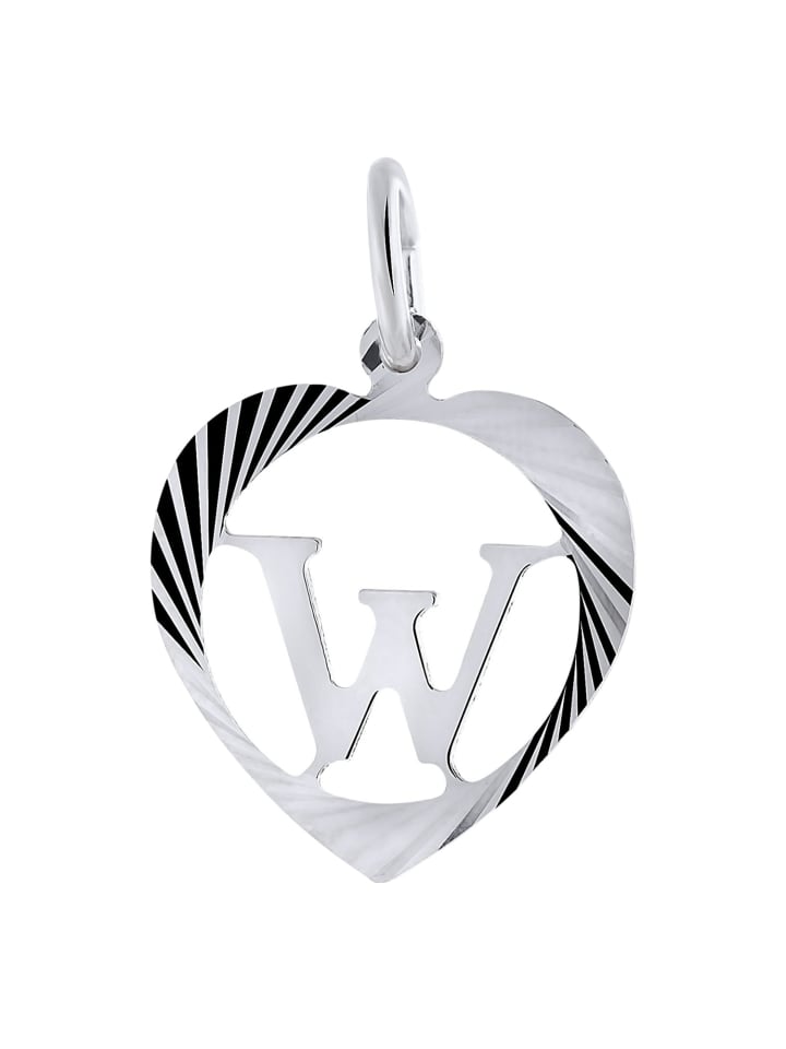 Lucardi Подвеска из серебра 925 пробы в форме сердца с буквой «W»
Lucardi Подвеска из серебра 925 пробы в форме сердца с буквой «W»