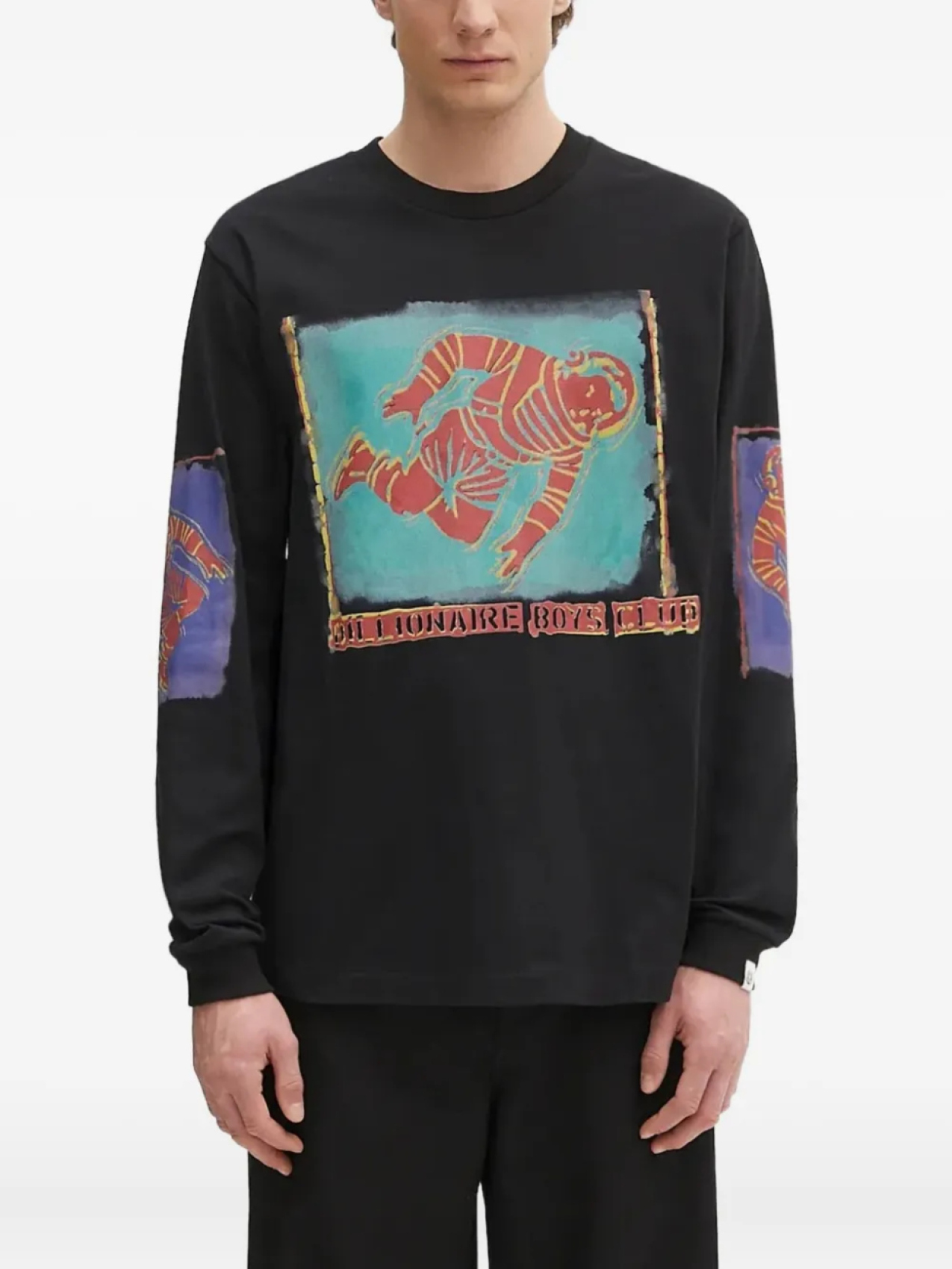 Футболка с длинными рукавами и принтом астронавта Billionaire Boys Club, черный
Футболка с длинными рукавами и принтом астронавта Billionaire Boys Club, черный