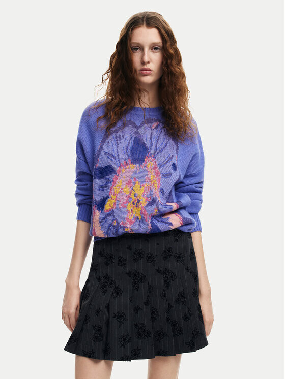 Свитер обычного кроя Desigual, фиолетовый
Свитер обычного кроя Desigual, фиолетовый