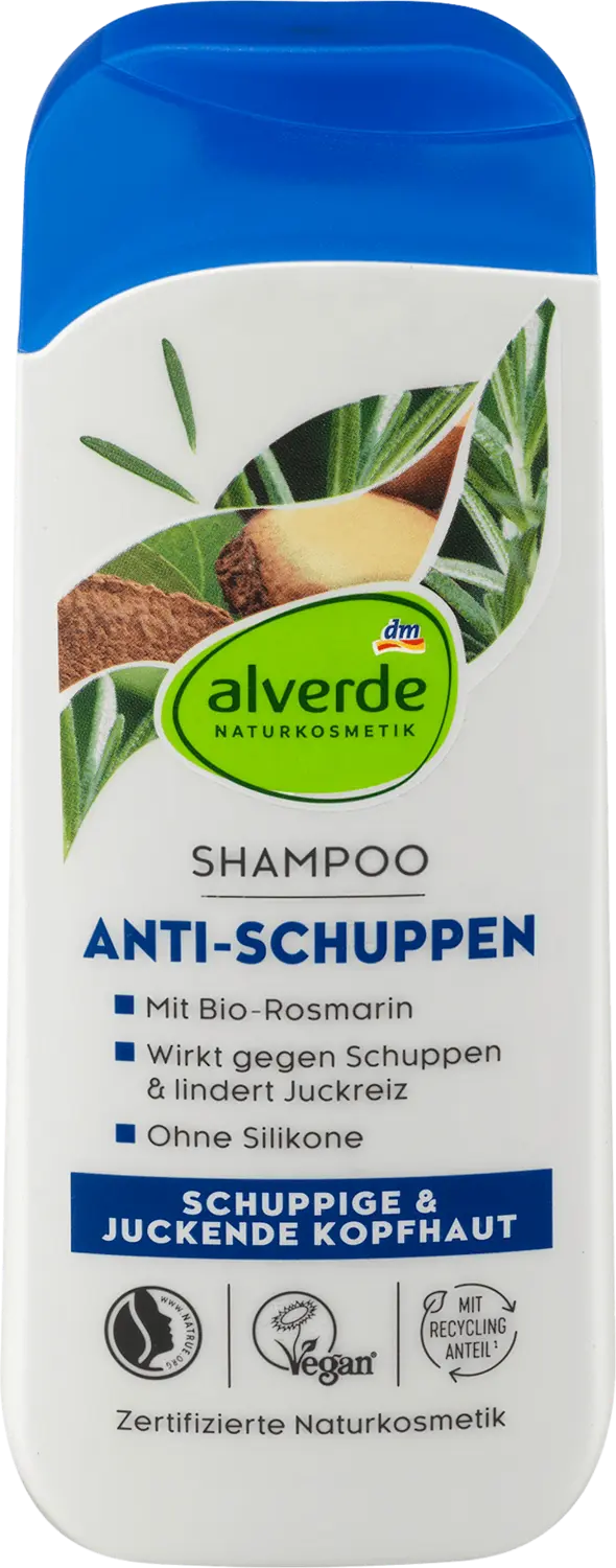 Шампунь alverde NATURKOSMETIK Shampoo Anti-Schuppen Paranuss, Rosmarin, 200 ml
Шампунь alverde NATURKOSMETIK Shampoo Anti-Schuppen Paranuss, Rosmarin, 200 ml