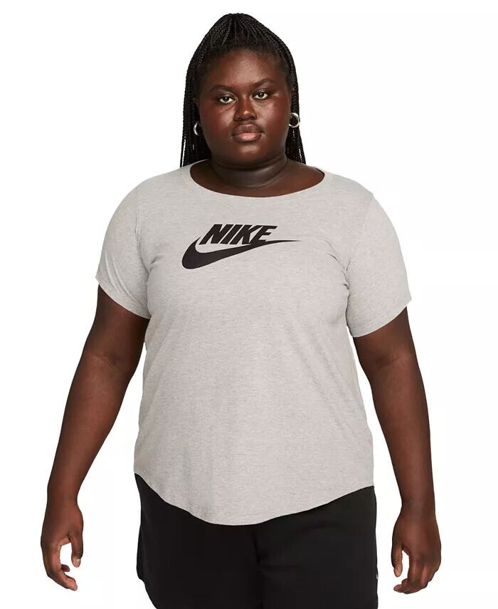 Плюс размер Active Sportswear Essentials Футболка с короткими рукавами и логотипом Nike, серый
Плюс размер Active Sportswear Essentials Футболка с короткими рукавами и логотипом Nike, серый