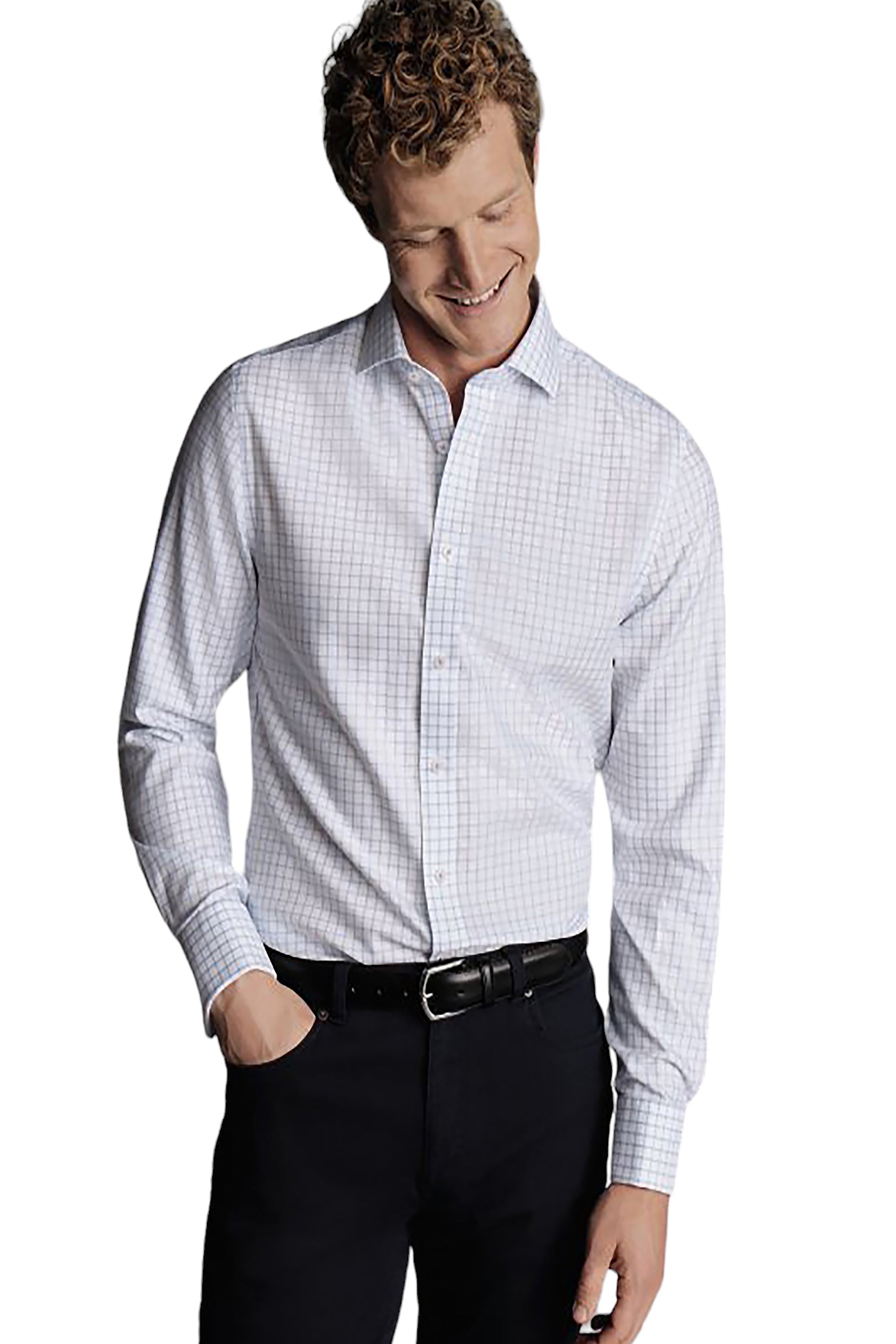 Мужская рубашка Charles Tyrwhitt Non-Iron Clifton Weave Check Cutaway Slim Fit с двойными манжетами, цвет cornflower blue
Мужская рубашка Charles Tyrwhitt Non-Iron Clifton Weave Check Cutaway Slim Fit с двойными манжетами, цвет cornflower blue