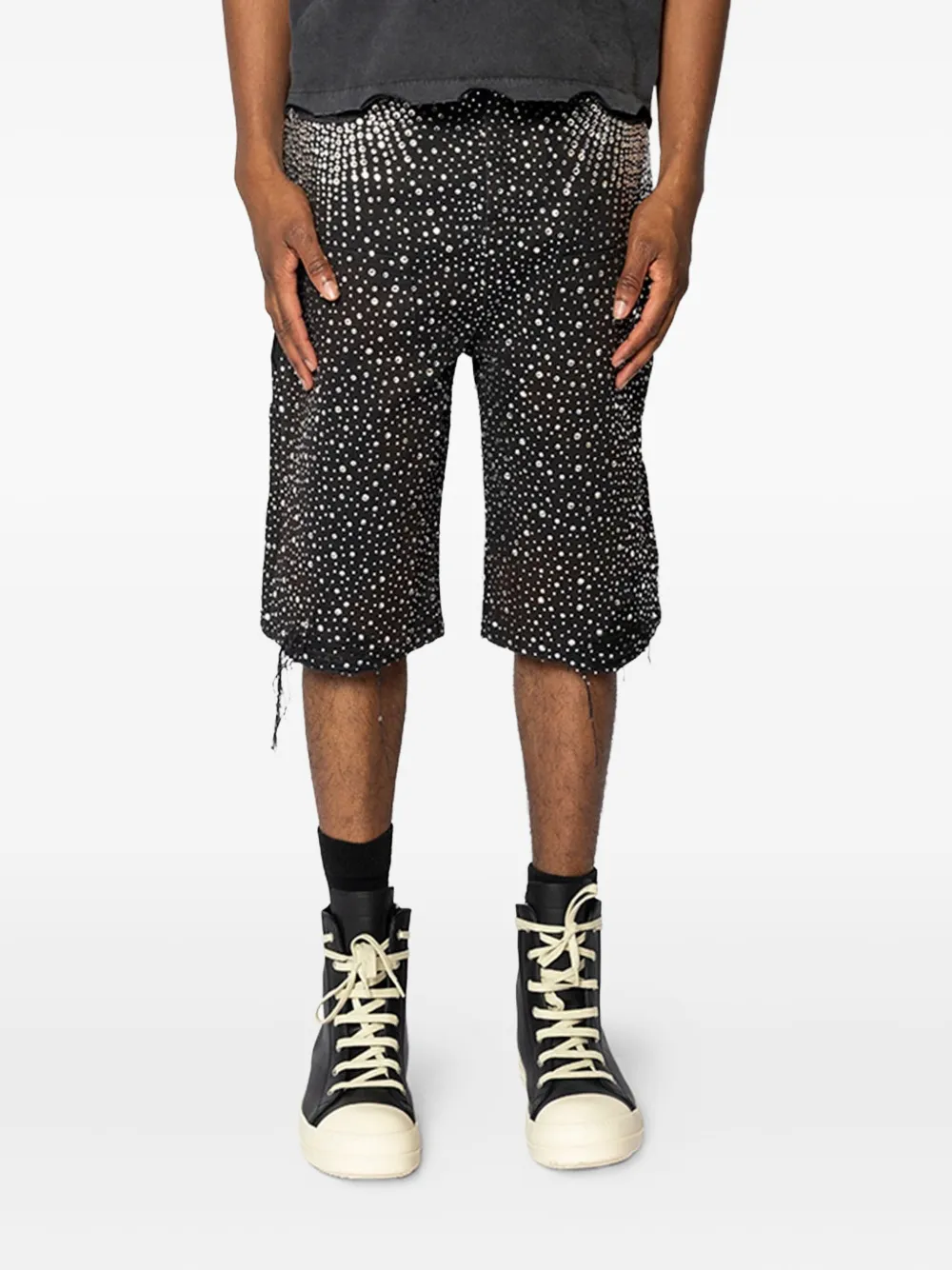 Джинсовые шорты, украшенные стразами BIRTH OF ROYAL CHILD, черный
Джинсовые шорты, украшенные стразами BIRTH OF ROYAL CHILD, черный