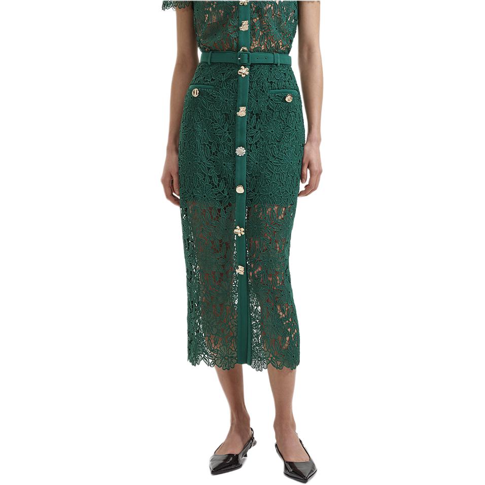 Женская повседневная длинная юбка Self portrait Self-portrait, зеленый
Женская повседневная длинная юбка Self portrait Self-portrait, зеленый