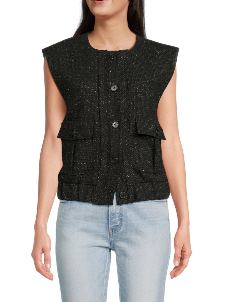 Твидовый жилет Lea & Viola, черный
Твидовый жилет Lea & Viola, черный