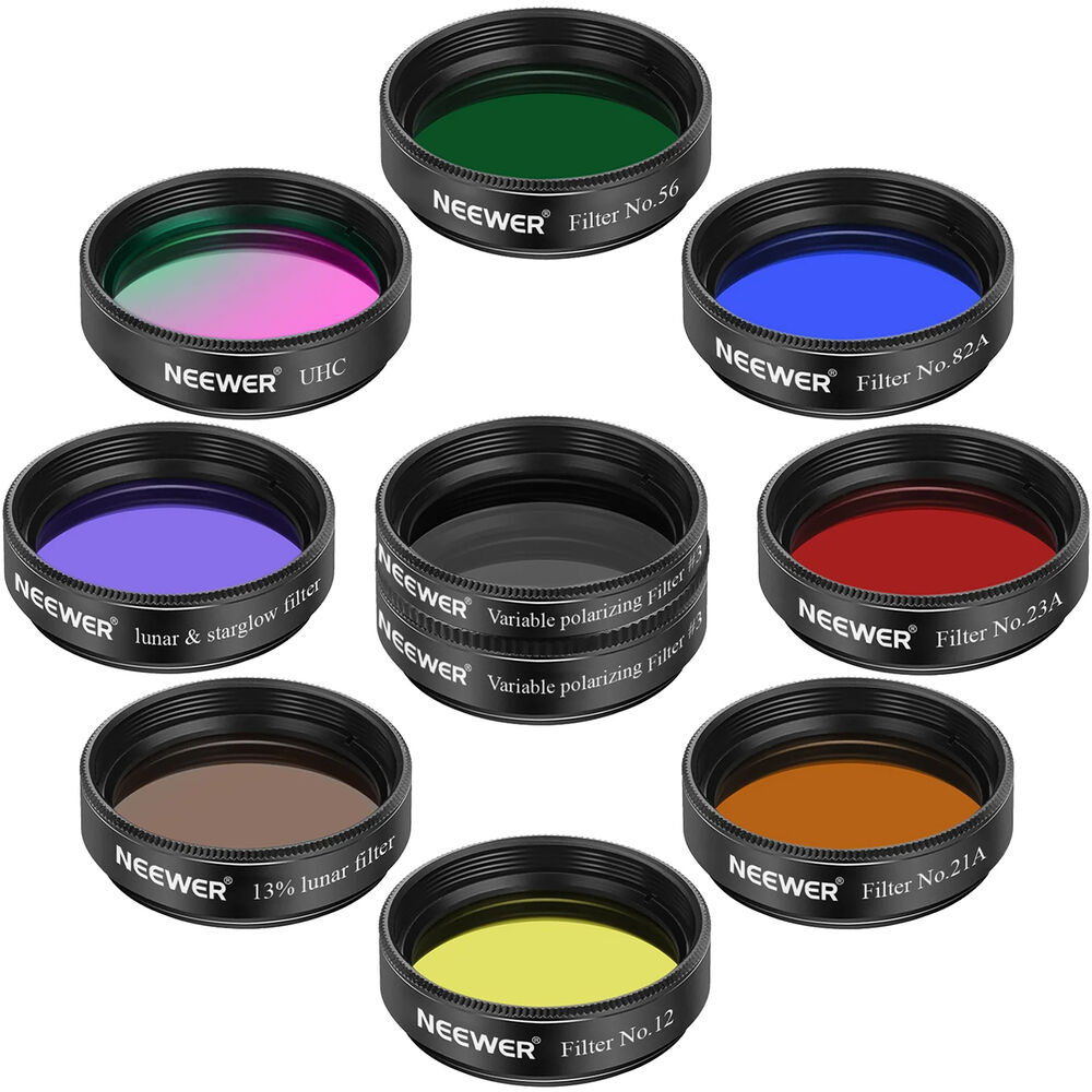Фильтр для окуляров Neewer 1.25" Telescope Eyepiece Filter Set (10-Pieces) 66601466
Фильтр для окуляров Neewer 1.25" Telescope Eyepiece Filter Set (10-Pieces) 66601466