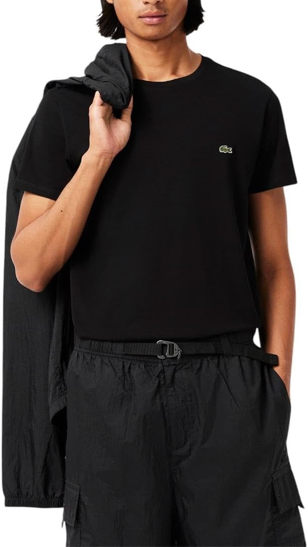 Мужская футболка Lacoste с коротким рукавом и круглым вырезом из джерси Pima, Black, Черный, Мужская футболка Lacoste с коротким рукавом и круглым вырезом из джерси Pima, Black
Мужская футболка Lacoste с коротким рукавом и круглым вырезом из джерси Pima, Black, Черный, Мужская футболка Lacoste с коротким рукавом и круглым вырезом из джерси Pima, Black