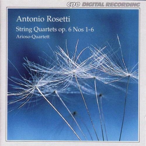CD диск Rosetti / Arioso Quartet: String Quartets 1-6
CD диск Rosetti / Arioso Quartet: String Quartets 1-6