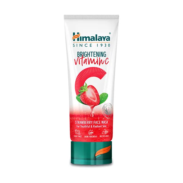 Очищающий гель для лица Brightening Vitamin-C Strawberry Face Wash Himalaya, 100 ml
Очищающий гель для лица Brightening Vitamin-C Strawberry Face Wash Himalaya, 100 ml