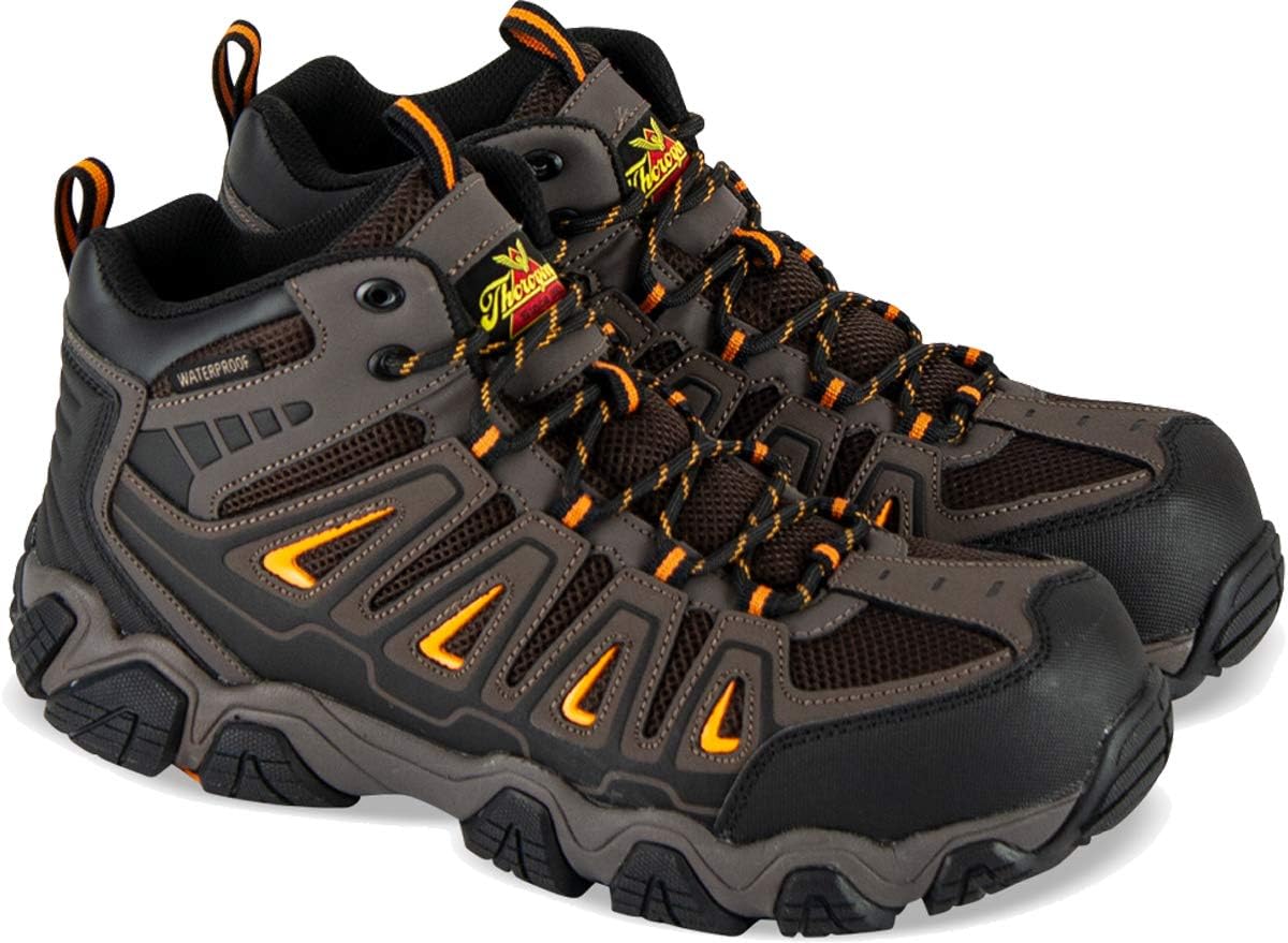 Мужские походные ботинки Thorogood Crosstrex Series средней высоты, водонепроницаемые, с композитным носком, коричневый/оранжевый
Мужские походные ботинки Thorogood Crosstrex Series средней высоты, водонепроницаемые, с композитным носком, коричневый/оранжевый