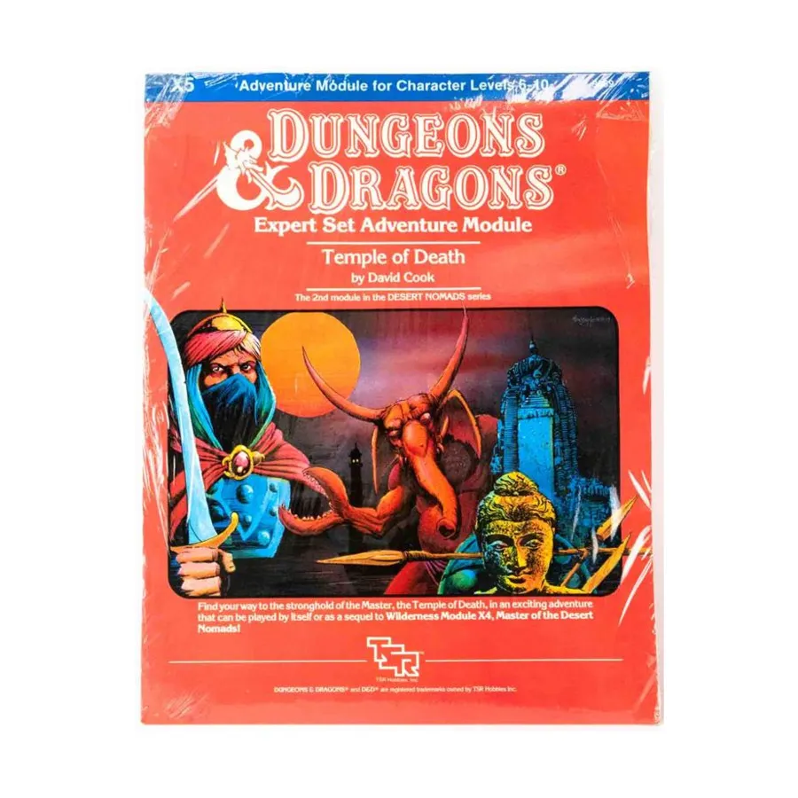 Модуль Temple of Death (2nd Printing), Basic Dungeons & Dragons (Original Edition) - Modules & Adventures - X Series
Модуль Temple of Death (2nd Printing), Basic Dungeons & Dragons (Original Edition) - Modules & Adventures - X Series