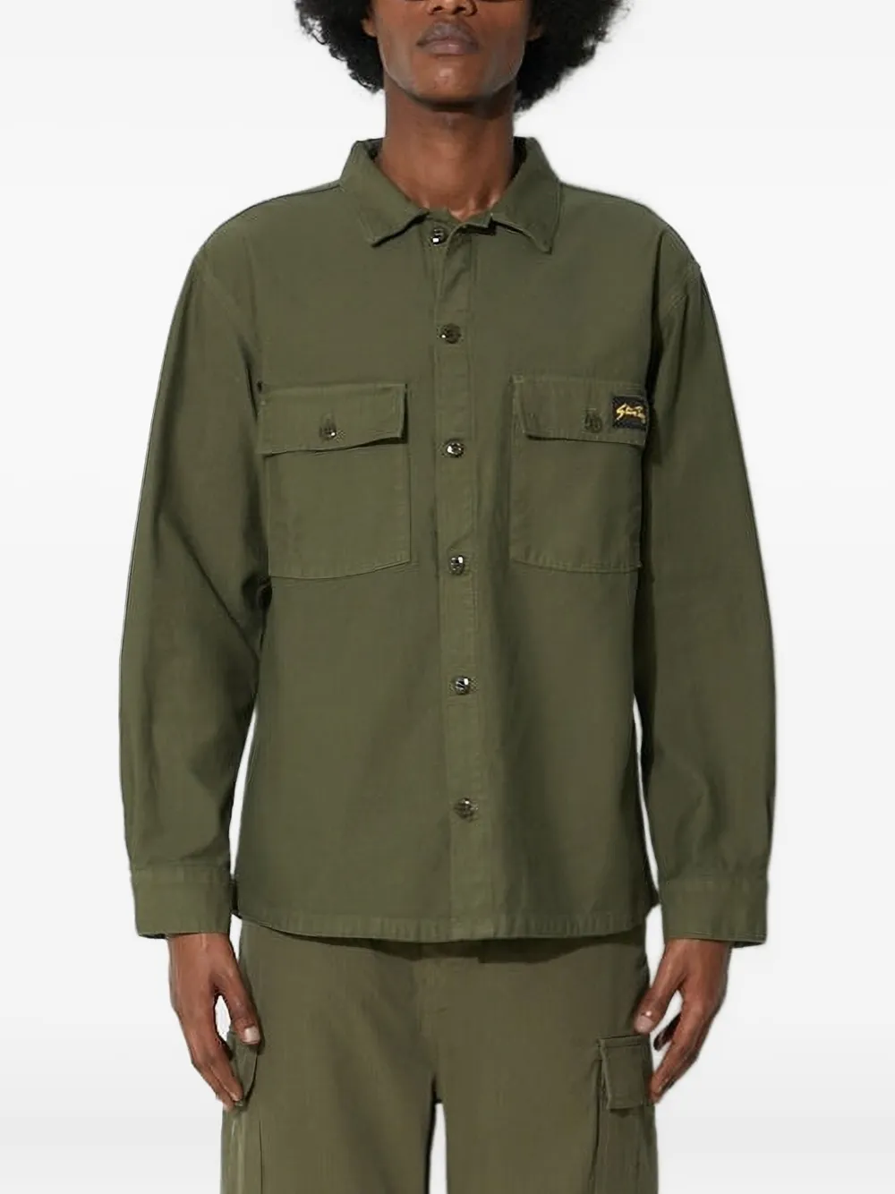 Рубашка с двумя карманами и длинными рукавами stan ray, зеленый
Рубашка с двумя карманами и длинными рукавами stan ray, зеленый