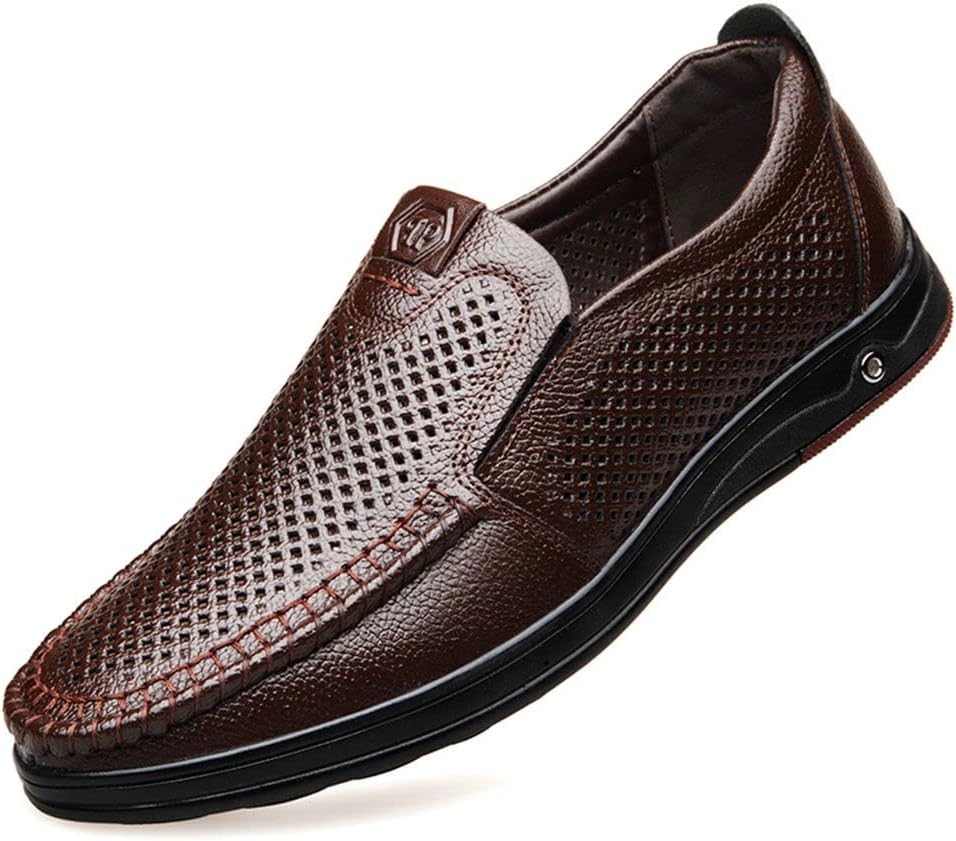Мужские повседневные кожаные туфли mitvr, бизнес-слипоны, удобные модные туфли для вождения, темно-коричневый
Мужские повседневные кожаные туфли mitvr, бизнес-слипоны, удобные модные туфли для вождения, темно-коричневый