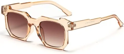 Персонализированные квадратные солнцезащитные очки для женщин и мужчин в стиле хип-хоп, цветные солнцезащитные очки с защитой от УФ-излучения UV400 MTZJH, Tea Tea
Персонализированные квадратные солнцезащитные очки для женщин и мужчин в стиле хип-хоп, цветные солнцезащитные очки с защитой от УФ-излучения UV400 MTZJH, Tea Tea