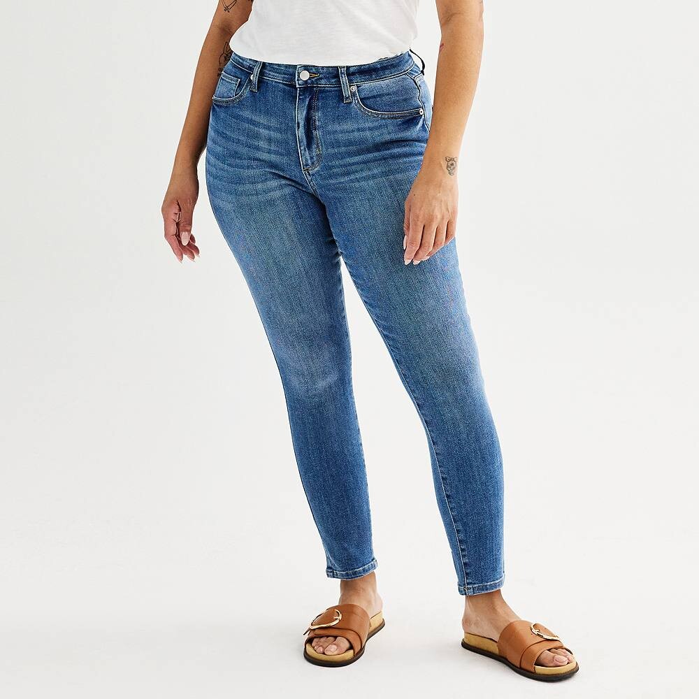 Женские джинсы скинни Sonoma Goods For Life с высокой посадкой и пышными формами, цвет Medium Wash
Женские джинсы скинни Sonoma Goods For Life с высокой посадкой и пышными формами, цвет Medium Wash