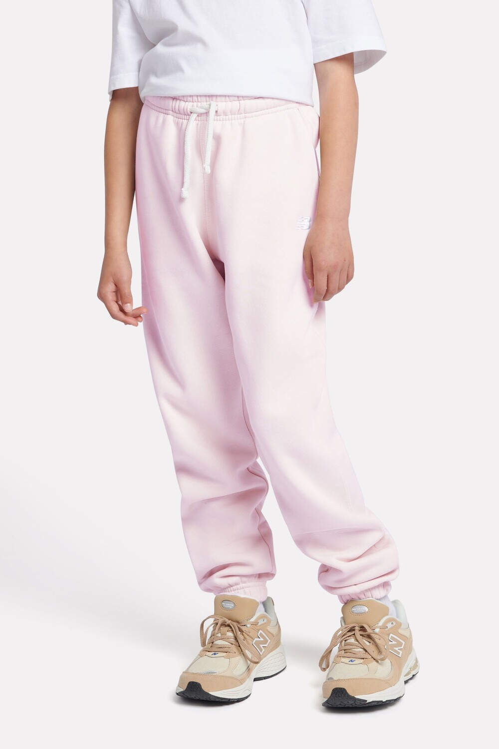 Маленькие джоггеры с логотипом и начесом сзади для девочек New Balance, розовый
Маленькие джоггеры с логотипом и начесом сзади для девочек New Balance, розовый