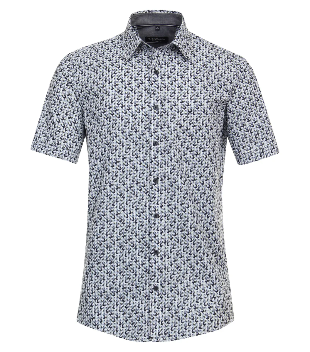 Рубашка CASAMODA с короткими рукавами "Повседневная рубашка CASAMODA с короткими рукавами и принтом ", синий
Рубашка CASAMODA с короткими рукавами "Повседневная рубашка CASAMODA с короткими рукавами и принтом ", синий