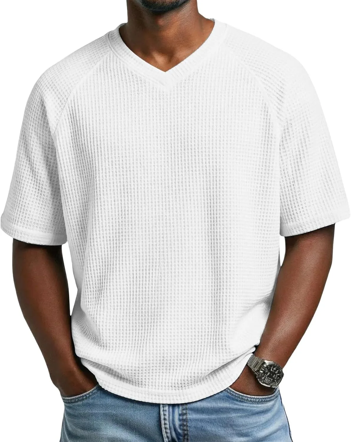 Мужская футболка Cambkatl с коротким рукавом и V-образным вырезом, легкая, свободного кроя
Мужская футболка Cambkatl с коротким рукавом и V-образным вырезом, легкая, свободного кроя