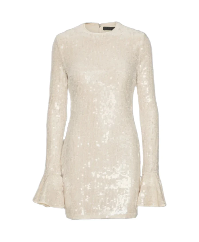 Мини-Платье с пайетками - нуга Rotate Birger Christensen, бежевый
Мини-Платье с пайетками - нуга Rotate Birger Christensen, бежевый