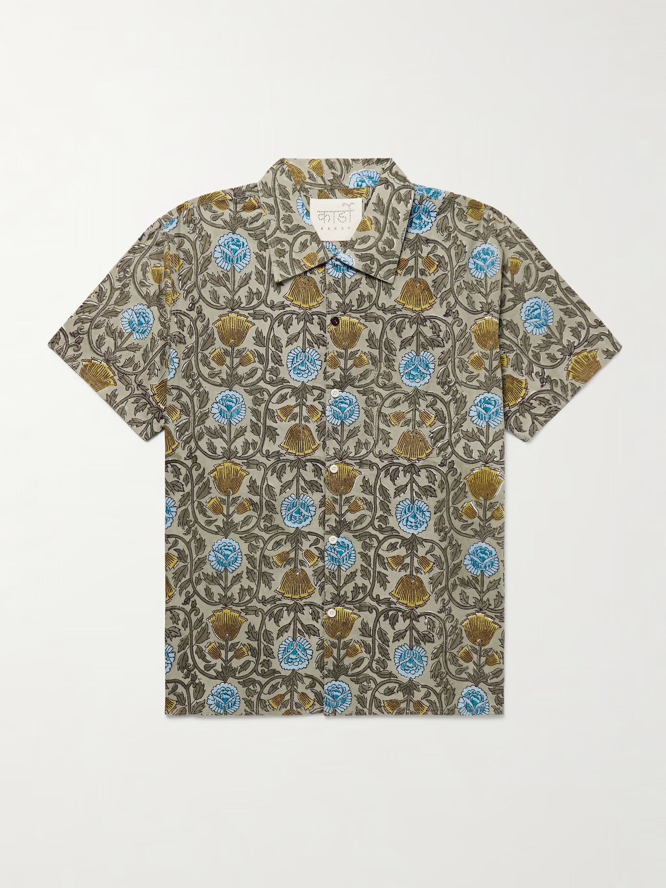 Хлопковая рубашка чинтан с цветочным принтом KARDO, зеленый
Хлопковая рубашка чинтан с цветочным принтом KARDO, зеленый