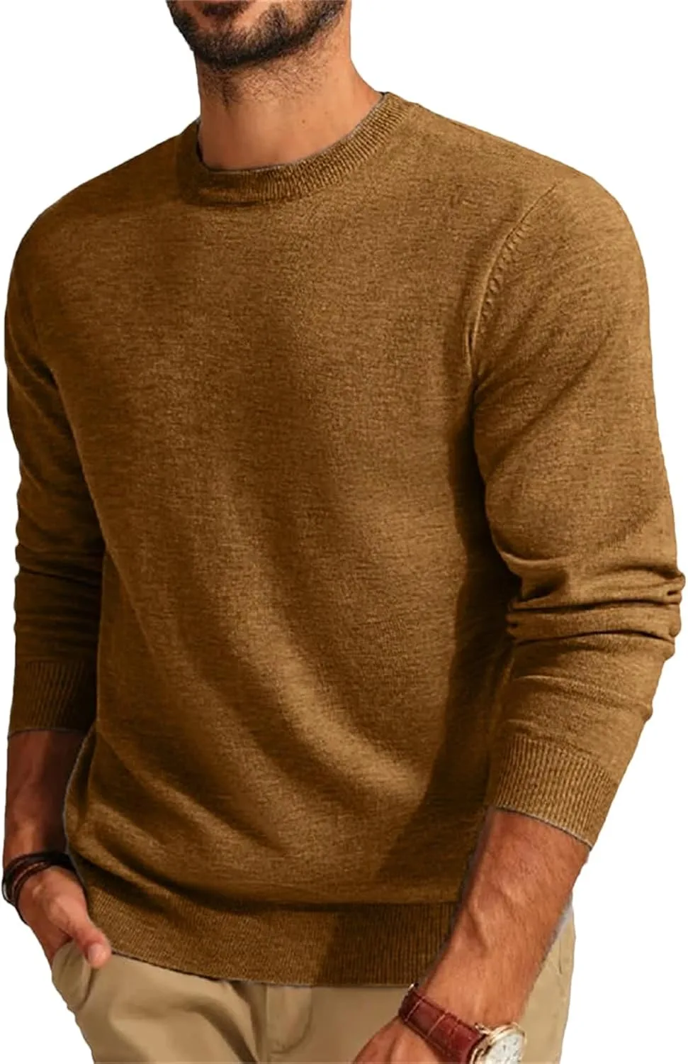 Мужской свитер-пуловер с длинным рукавом, легкий, для весны
Мужской свитер-пуловер с длинным рукавом, легкий, для весны