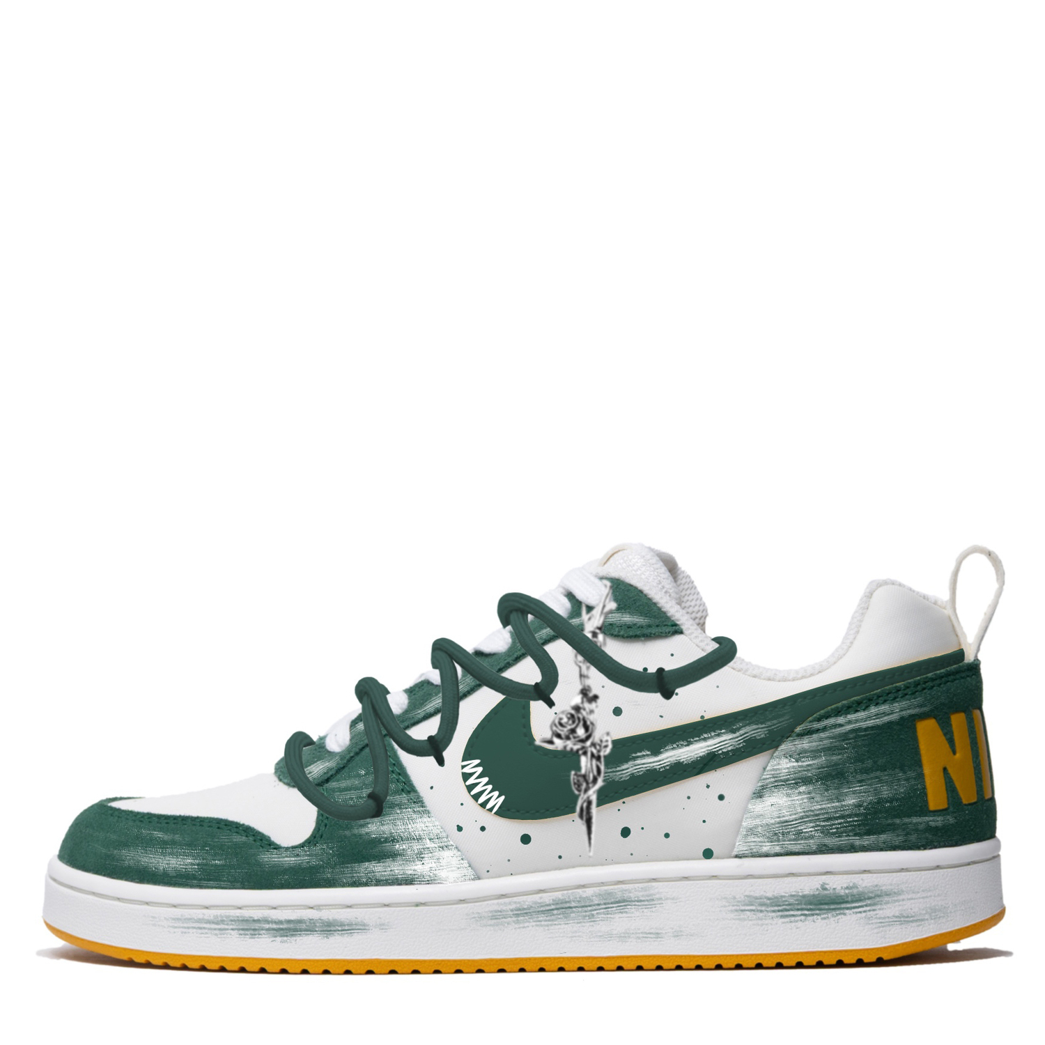 Court Borough Blossom Crackle Relic Low top Skateboard Shoes мужские белый Nike, зеленый
Court Borough Blossom Crackle Relic Low top Skateboard Shoes мужские белый Nike, зеленый
