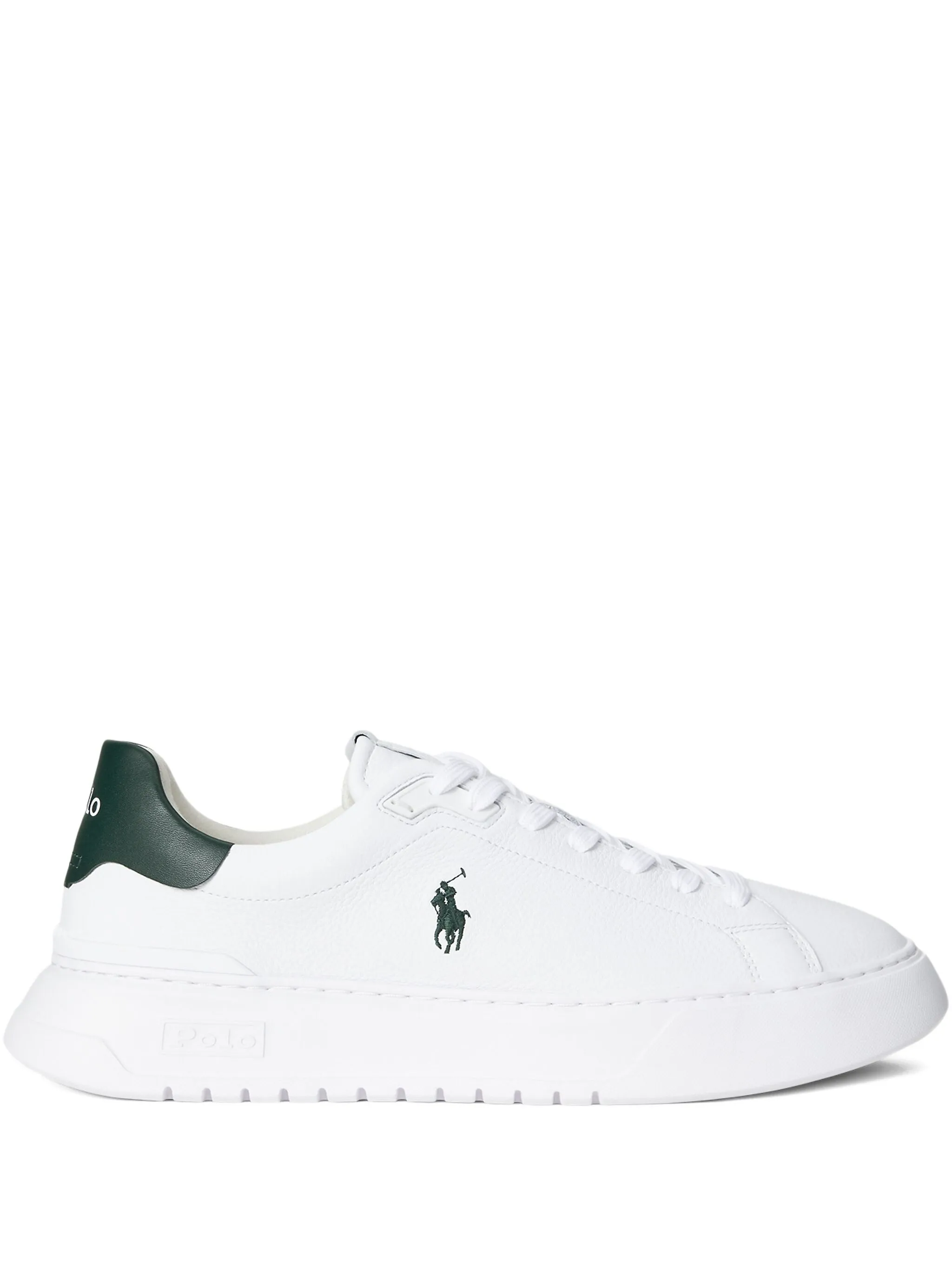 Кроссовки из кожи с логотипом Polo Ralph Lauren, белый
Кроссовки из кожи с логотипом Polo Ralph Lauren, белый