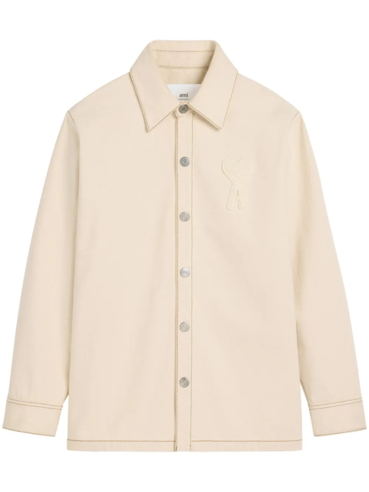 AMI Paris куртка-рубашка с монограммой Ami De Coeur, нейтральный
AMI Paris куртка-рубашка с монограммой Ami De Coeur, нейтральный
