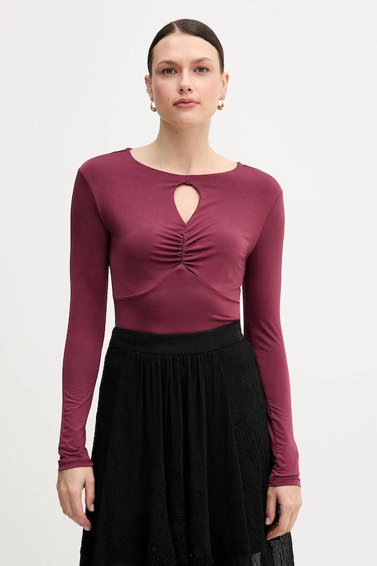 Лонгслив Sisley, бордовый
Лонгслив Sisley, бордовый