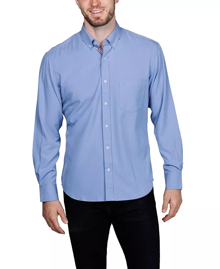 Мужская однотонная меланжевая футболка с длинным рукавом Performance Tailorbyrd, синий
Мужская однотонная меланжевая футболка с длинным рукавом Performance Tailorbyrd, синий