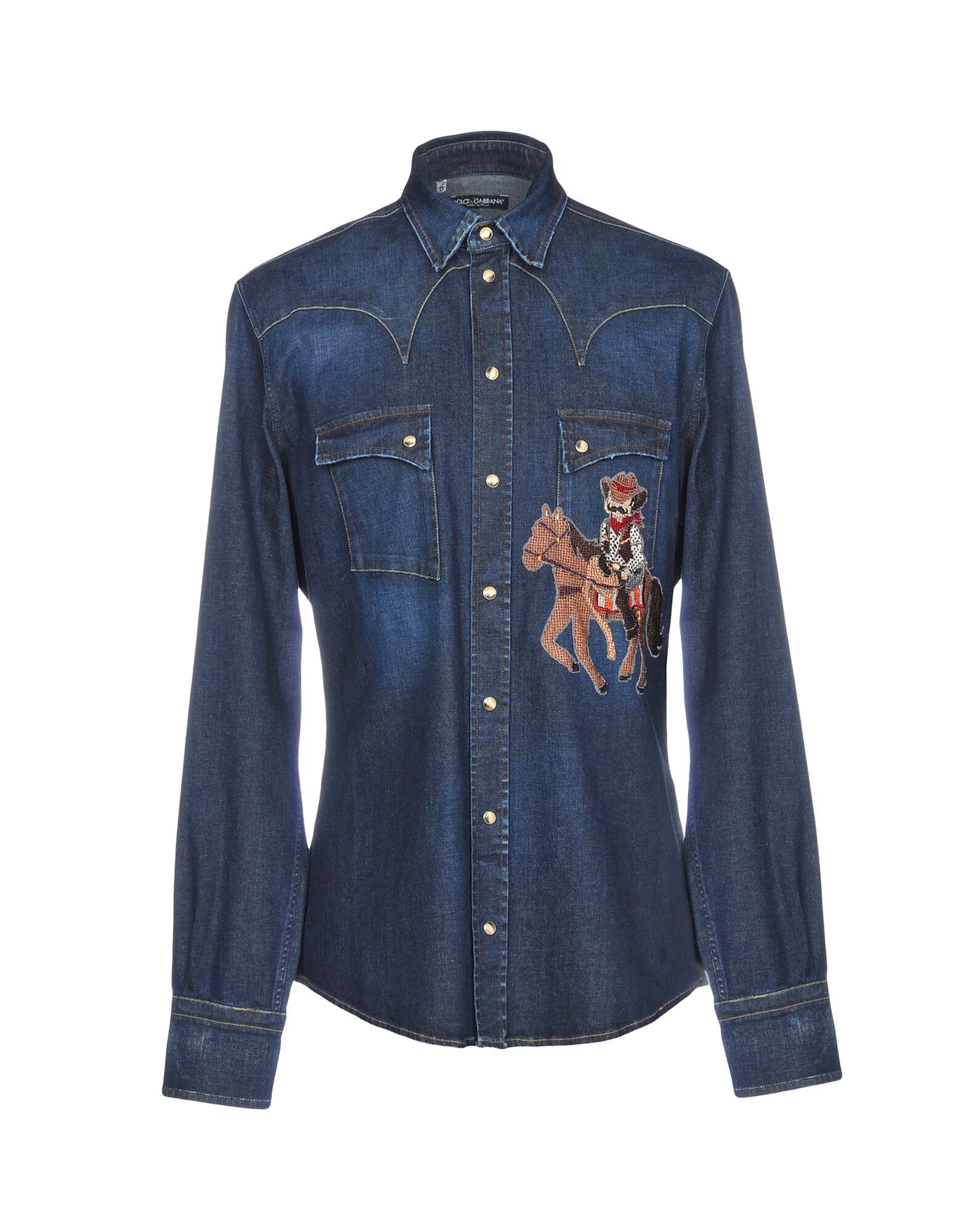 Джинсовая рубашка Dolce&Gabbana, синий
Джинсовая рубашка Dolce&Gabbana, синий