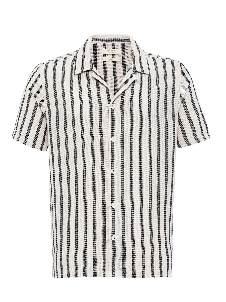 Рубашка обычного кроя на пуговицах Antioch, черный/белый 
Рубашка обычного кроя на пуговицах Antioch, черный/белый