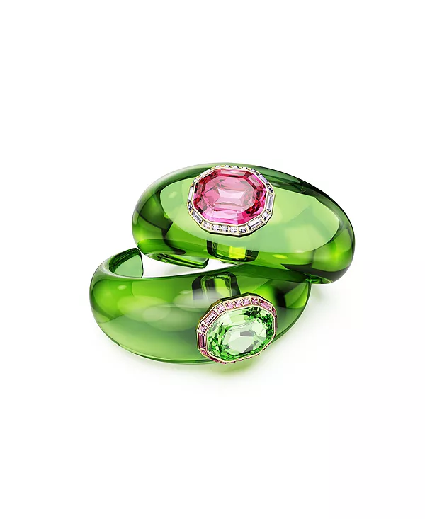 Комплект браслетов-манжет Dulcis с восьмиугольной огранкой и покрытием из золота Swarovski, green
Комплект браслетов-манжет Dulcis с восьмиугольной огранкой и покрытием из золота Swarovski, green