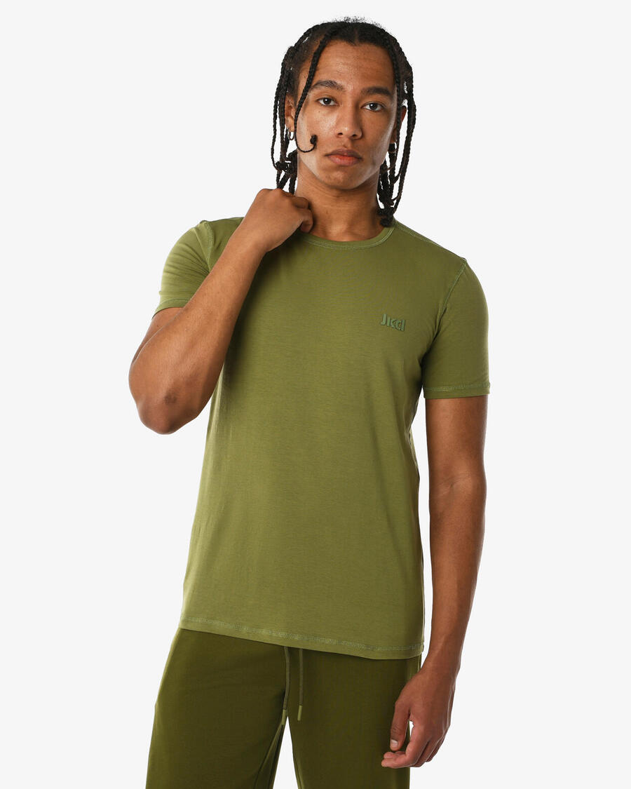 JAKED Мужская хлопковая фитнес-футболка цвета хаки
JAKED Мужская хлопковая фитнес-футболка цвета хаки