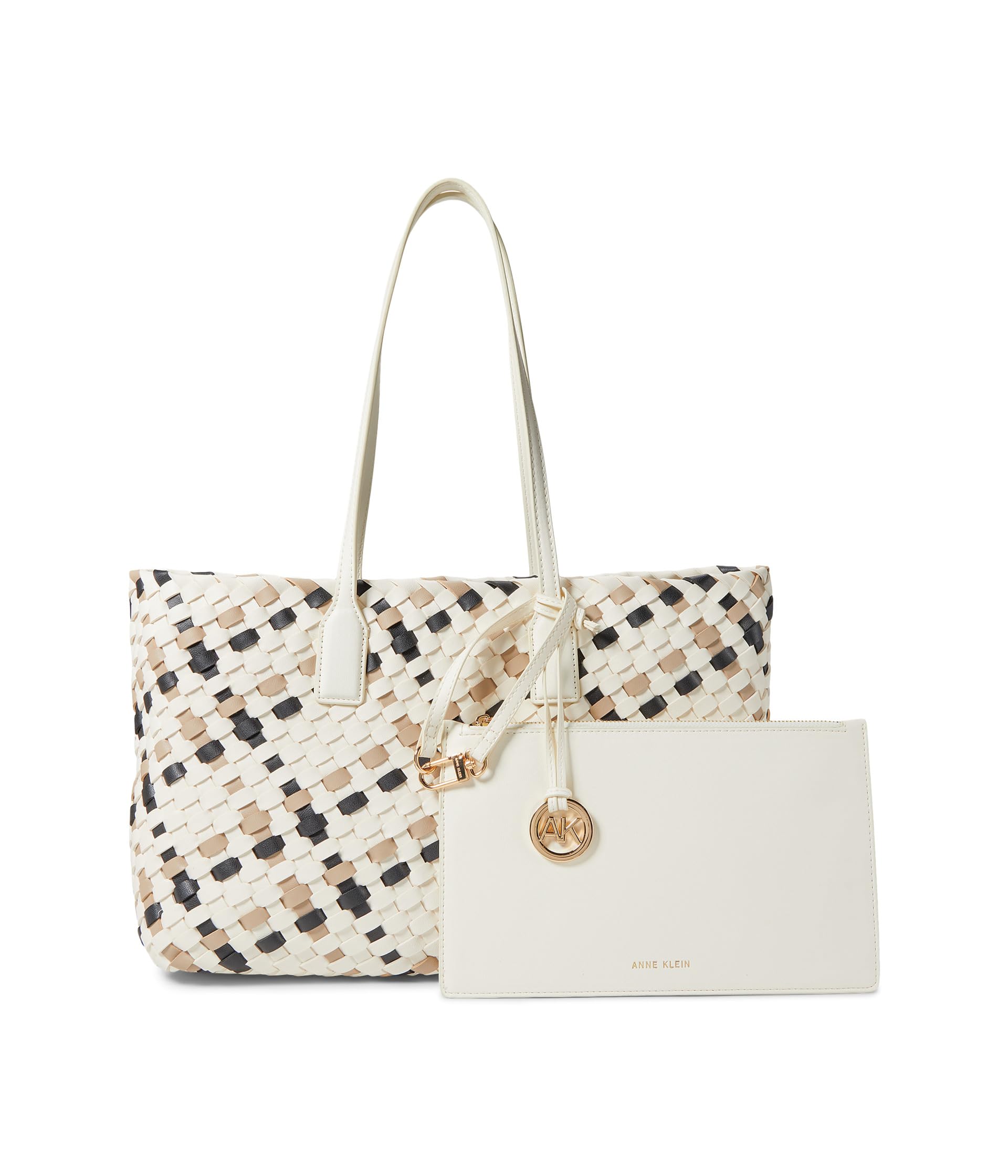 Сумка-тоут Anne Klein Anne Klein Woven Tote With Detachable Pouch, цвет Anne White/Stone/Black
Сумка-тоут Anne Klein Anne Klein Woven Tote With Detachable Pouch, цвет Anne White/Stone/Black
