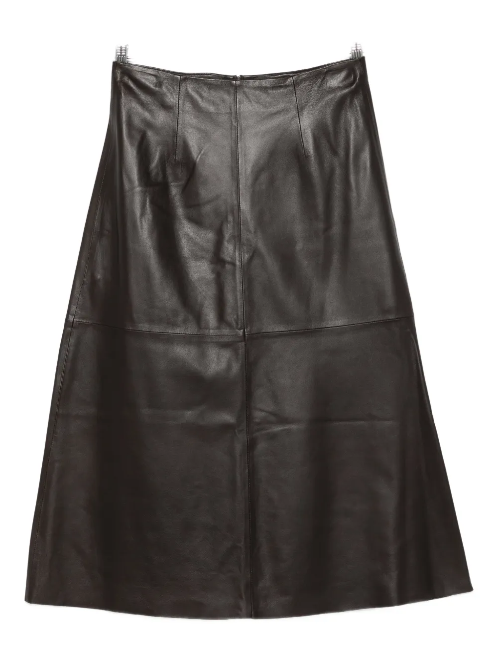 Кожаная юбка А-силуэта Arma, коричневый
Кожаная юбка А-силуэта Arma, коричневый