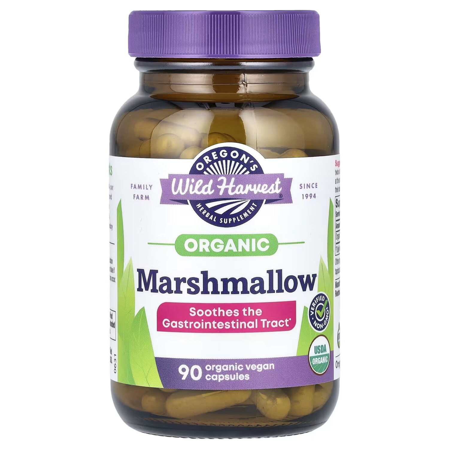 Травяная добавка Oregons Wild Harvest Organic Marshmallow, 90 органических веганских капсул
Травяная добавка Oregons Wild Harvest Organic Marshmallow, 90 органических веганских капсул