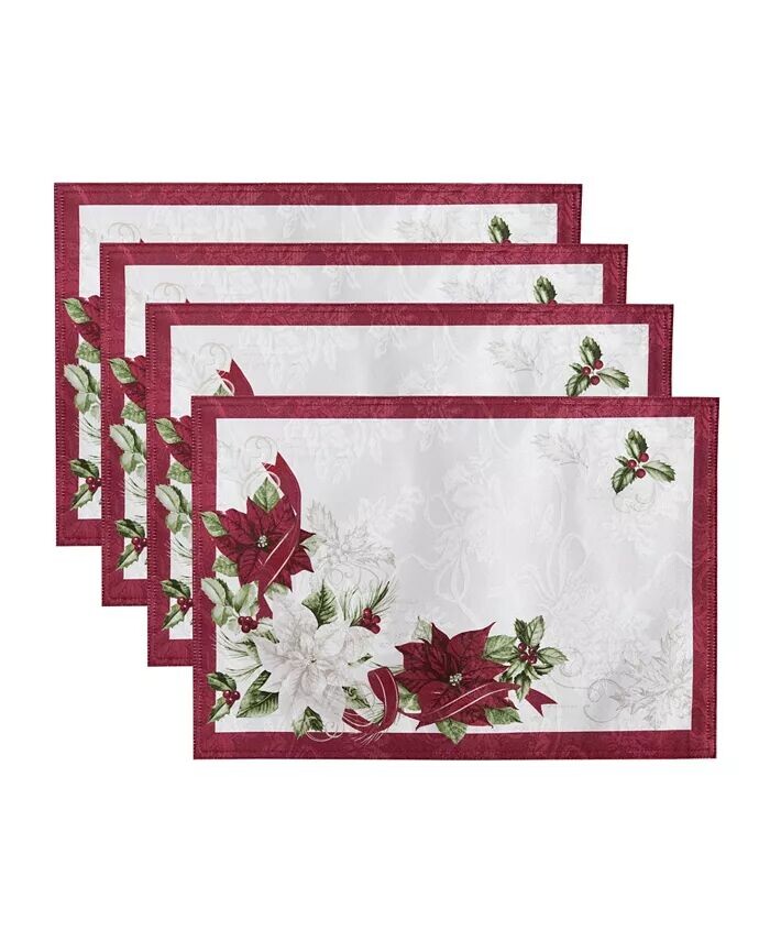 Праздничные тканевые салфетки Clarette Poinsettia, 19 x 13 дюймов, набор из 4 шт Elrene, розовый
Праздничные тканевые салфетки Clarette Poinsettia, 19 x 13 дюймов, набор из 4 шт Elrene, розовый